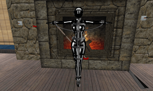 20110115 Maurers' It Our living fireplace decoration "It"