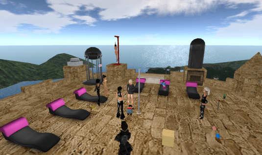 The roof terrace of Cear Heartsdale - May 2010