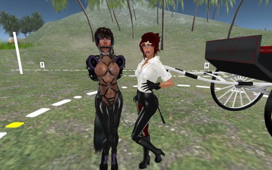 Cutie and her trainer Arka