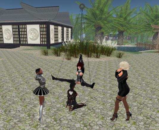 Bondage fun with Flo, Nat and Paige