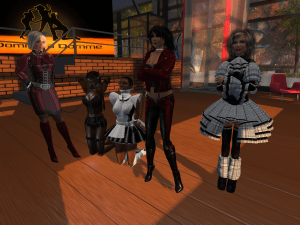 Maurer's at DaD: Dio, slaves Flo and nuba, Jenny and Angelique