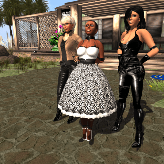 slave Flo getting ready for the health study