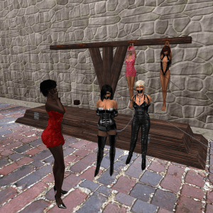 Dio&Jen enjoying bondage at "Grannus" - Argi entering the scene