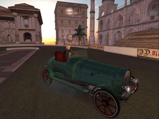 Diomita at the race track in Fogotten City