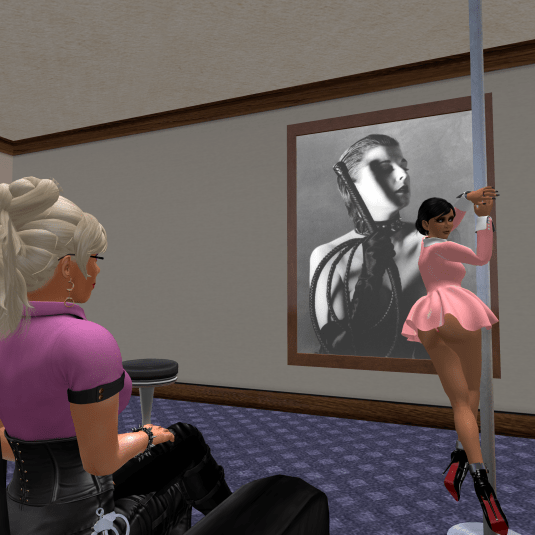 Diomita enjoying Jenny dancing for her (2)