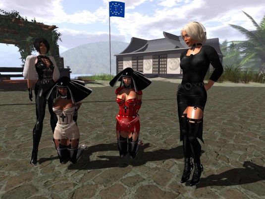 Feb 4th: Jenny&Diomita and the nuns slave Flo and sklavin Gebby