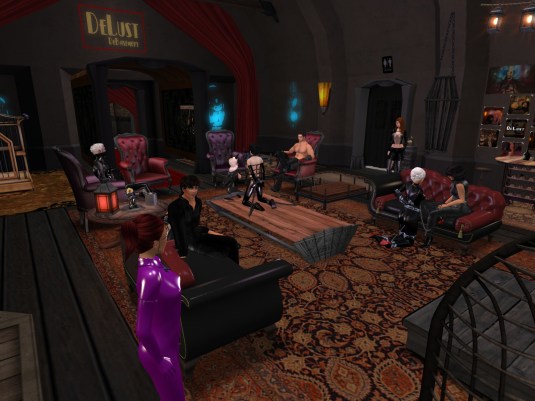 March 13th: Mistress Jenny chilling at club DeLust