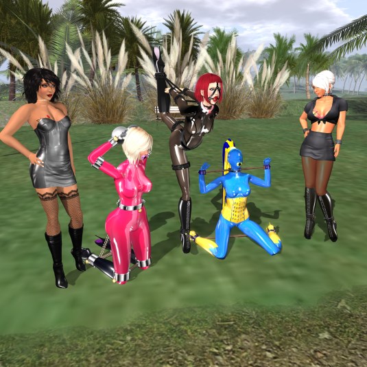 March 14th: Spontaneous bondage night with slave cecy, slave Nina and Mii (2)