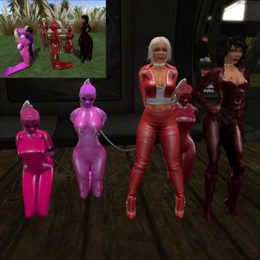May 14th: Jenny and Diomita exposing the slaves at Mesmerize dungeon