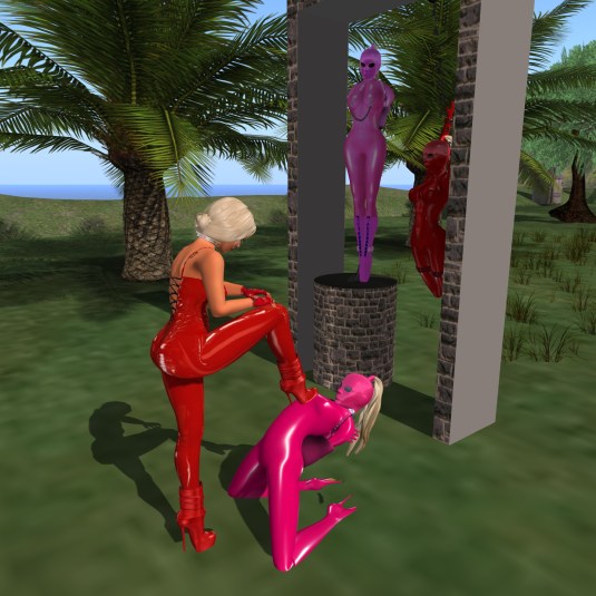 May 15th: Diomita at home with slaves