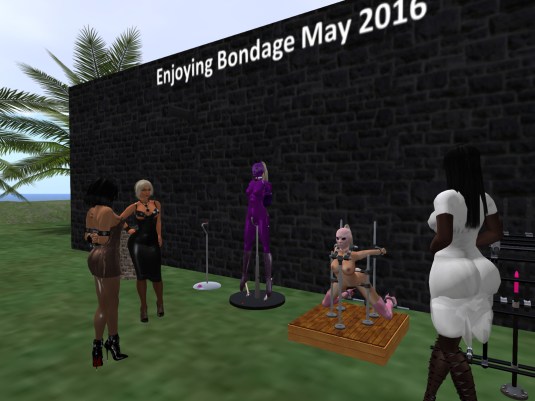 May 29th: Jenny, Dio,  sklavin, Pauline and Argi enjoying bondage May (1)