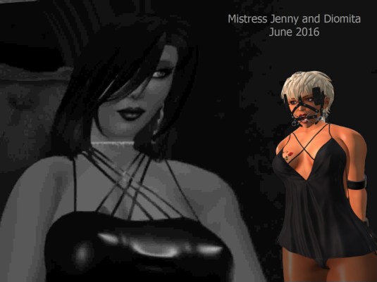 June 29th: Mistress Jenny and Diomita - a collage