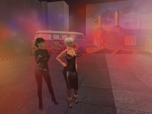 July 11th: Mistress Jenny and Diomita inside Battersea Power Station at Furillen