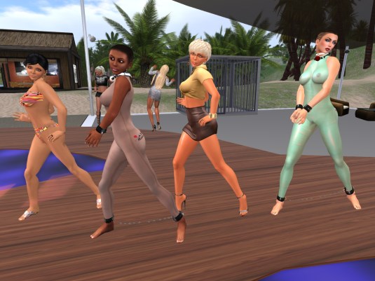 July 15th: Friday night Party - Jenny, slave Flo, Diomita, slave cecy