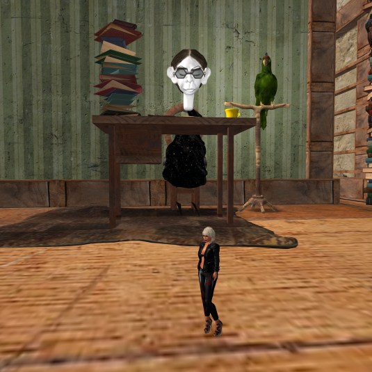 September 2nd: The librarian at Cica's Library