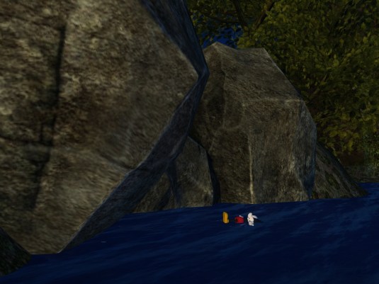 October 9th: Impressions of the Neverland boat tour (3) - floating Mickey Mouse