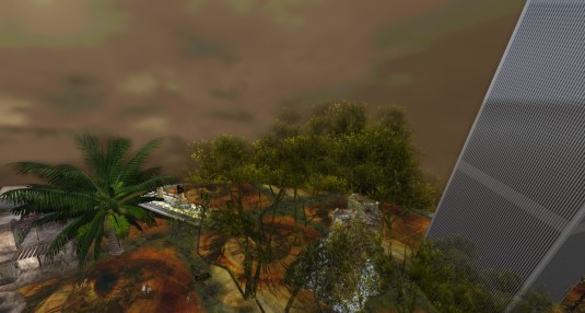 October 1st: Discovering Evre (4) - World Trade Center next to sinking Titanic