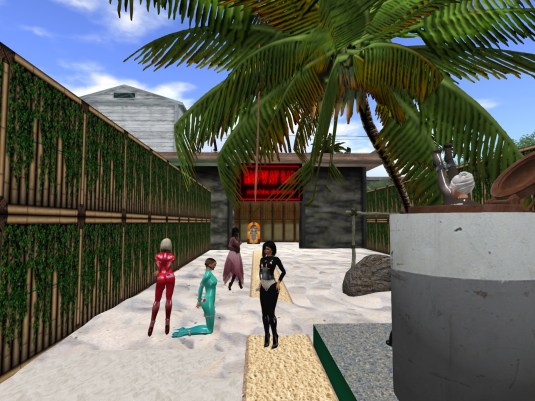 Ocotber 19th at Surrender Cove: Kitty, slave cecy, Argi, Mistress Jenny .... I'm at the most right trapped in a vessel