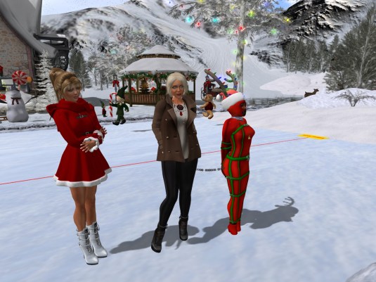 December 18th at Alki's North Pole: Angelique, Diomita and slave Flo