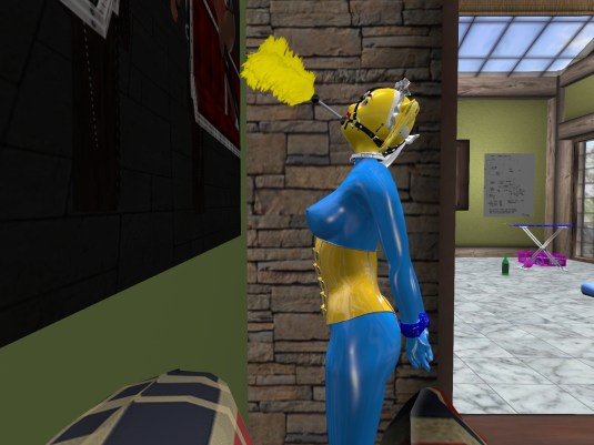 Jan 1st: slave maid cecy at work