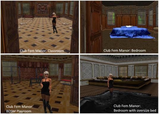 Club Fem Manor_ Diomita in the pet's cage. It really seems as if I like to pose in it *winks*